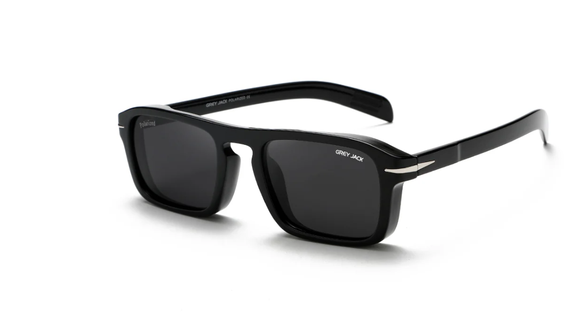 GREY JACK Polarized Small Rectangle Sunglasses TR90 Eyewear for Men Women 3303