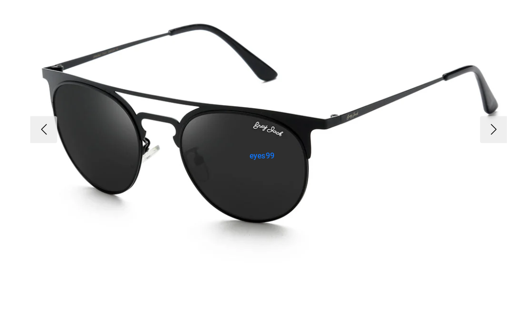 GREY JACK Oval Metal Polarized Sunglasses Men Women Stylish Glasses 1624